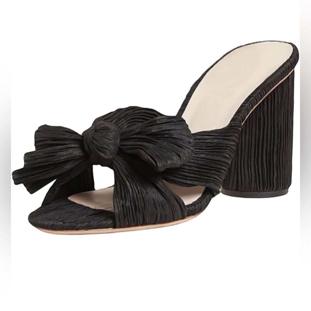 NEW IN BOX: MICIFA Bow Heels in Black